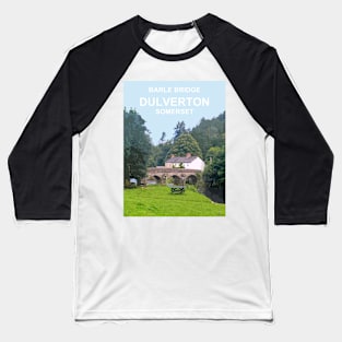 Dulverton Somerset. Exmoor. Travel location poster Baseball T-Shirt